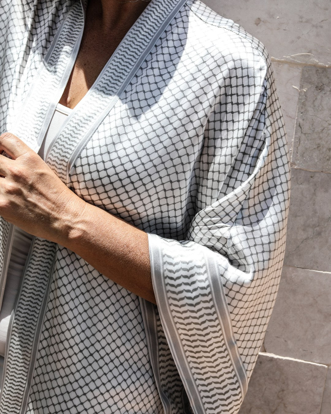 The Keffiyeh Robe Light